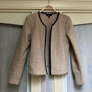 Banana Republic factory Melton Brushed Jacket S open collar blazer